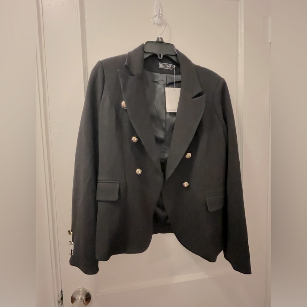 BLITHE Women’s Black Blazer M
